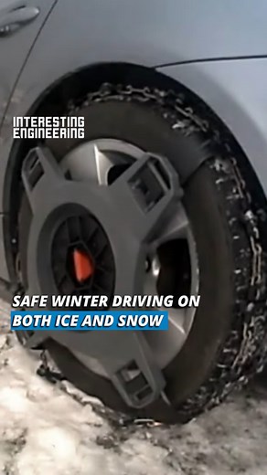 This system is easier to install than tire chains with outstanding traction for safe winter driving on both ice and snow. | Interesting Engineering