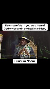 Warning for Men of God in Healing Ministry