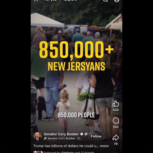 Cory Booker voted “Nay” on the motion to pass H.R. 5371 – Continuing Appropriations and Extensions Act, 2026 on September 30, 2025. ￼ 🚨 That continuing resolution would have funded federal agencies—including programs like SNAP—through November 21, 2025. ￼ | New Jersey Project - News