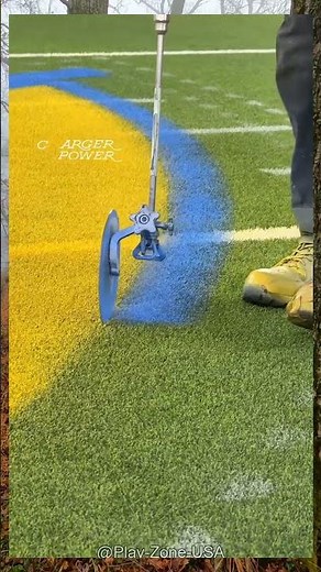 How An NFL Field Is Painted For Game Day 👀