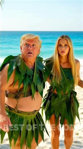 Trump & Melania Confused on Beach 😱 Putin & Kim Secretly Watching 😂
