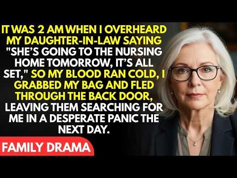 I Fled My Son's House At Midnight After Discovering My Daughter-In-Law's Sinister Secret Plan