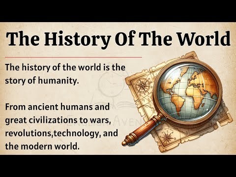 The History Of The World | From Ancient Humans To The Modern Age | Learn English Through Story ✅️