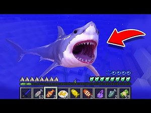 Minecraft: How to play SHARK in Minecraft! REAL LIFE SHARK! Battle NOOB VS PRO Animation