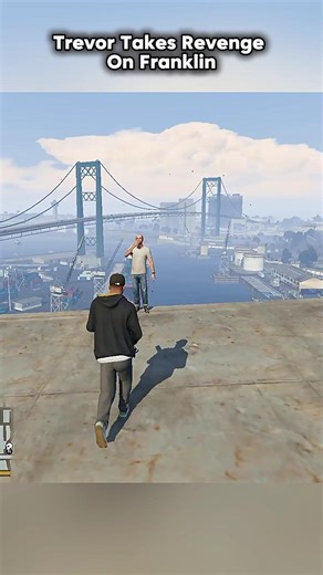 Trevor finally got his REVENGE on Franklin! 😱🔥 #gta5 #gta