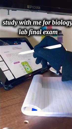 studying Biology Lab for Finals 🧫💡 Part of Study Series #Biology #Shorts #studymotivation #study