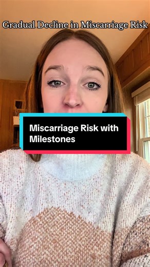 Understanding Miscarriage Risk Reductions Over Time