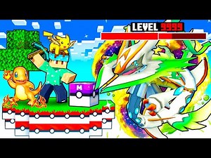 GOD FUSION Pixelmon SKYBLOCK CHALLENGE In Minecraft!