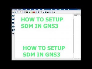 How setup cisco sdm in gns3