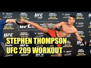 Stephen Thompson's UFC 209 Open Workout