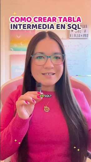 como crear una tabla intermedia en sql paso a paso