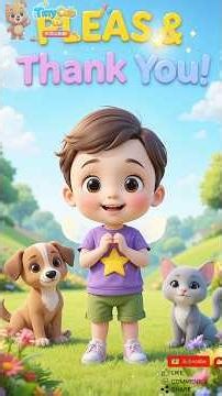 Magic Words Song ✨| Please & Thank You for Kids #toddlersong #kidsvideo #kidslearning #nurseryrhymes