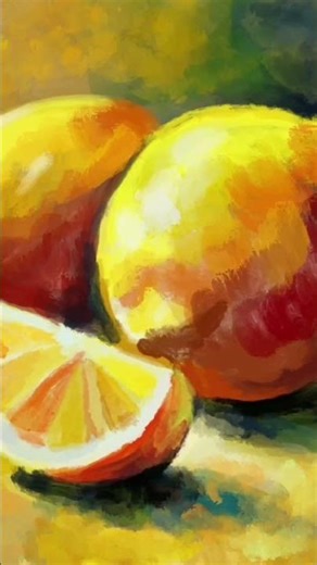 How to Paint Lemons Step by Step - Impressionist Style #painting #artist #art #stepbystep #tutorial