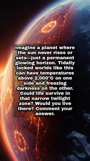The Planet Locked Forever In Eternal Sunset