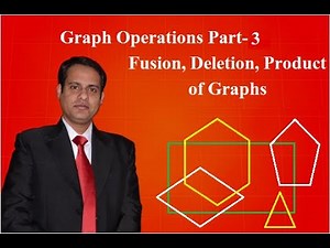 Graph Operations- Part 3 || Edge Deletion || Fusion of Vertices || Product of two graphs