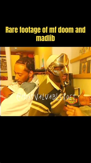 Rare footage of mf doom and madlib #mfdoom #madlib #hiphop