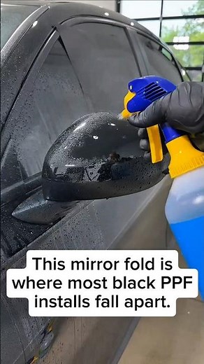 Black PPF on a Black Honda Civic — The Hardest Install to Get Right