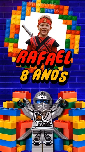 Convite Animado Lego NinjaGo #shorts