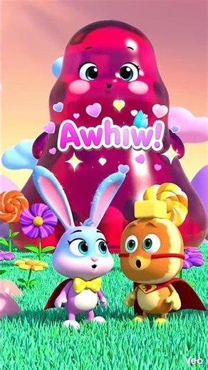 Magic Jelly Rescue! Superhero Boy & Funny Bunny ✨ #kidsshorts #cocomelon #chuchutv #kids #cute