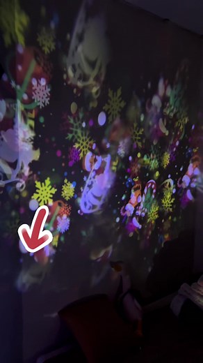 LED Christmas projection lamp by Joytutus, 5V/1A with 16 patterns, USB-powered for home or in-car use. A dynamic stage projector that creates a festive atmosphere for Christmas celebrations.#projection #chrismas #TikTokShopBlackFriday #TikTokShopCyberMonday #spotlightfinds