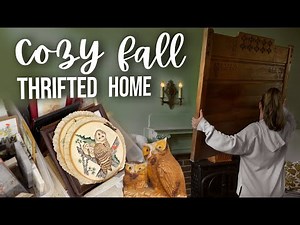 Cozy Up Your Home for Fall with Vintage Thrifted Autumn Finds: Vintage Fall Home Decorating Ideas