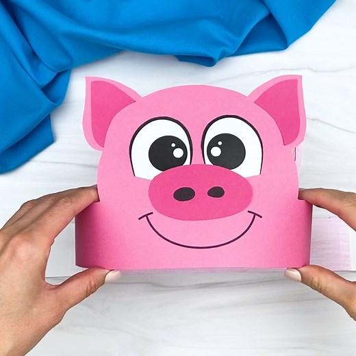 3K views · 383 reactions | Little kids will have fun making and wearing this cute pig headband! Get the template on the blog. | Simple Everyday Mom | Facebook