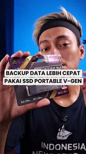 Backup data jadi lebih cepat pakai SSD Portable V-Gen | Nurshabah Arif Rahman | Facebook