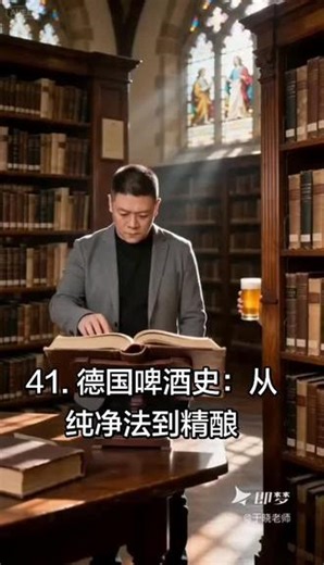 #即梦AI 41. 德国啤酒史：从纯净法到精酿 一五一六，纯净立法麦芽酒香，世代相传传统拉格，醇厚经典现代精酿，风味无限德式严谨，杯中呈现啤酒王国，永立潮头#酒 #酒文化 #啤酒 #精酿啤酒