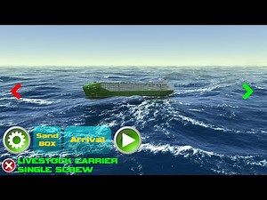 how to make big waves in Ship Handling Simulator or Ship Mooring 3D
