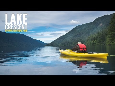 Lake Crescent Kayaking at Olympic National Park - Travel Photography