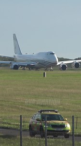 Brunei - Sultan's flight #boeing 747 - 8LQ (BBJ) Reg: V8 - BKH rotating off runway 22 at London Stansted Airport (STN). #boeing747 #aviationgeek #planespotting | RVA Aviation