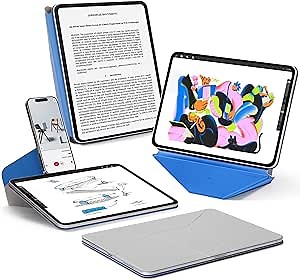 MOFT Dynamic Folio Case for iPad mini 7th A17 Pro 2024 & iPad mini 6th A15 2021, 8.3 Inch Slim Magnetic Stand Case with 20+ Viewing Angles, Auto Wake/Sleep, Ultra Thin, Cement x Sapphire