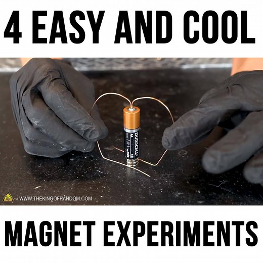 In today's video, we're combining magnets with electricity, to make 4 different kinds of magnet motors! | The King of Random