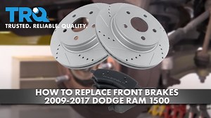 How To Replace Front Brakes 2009-17 Ram 1500