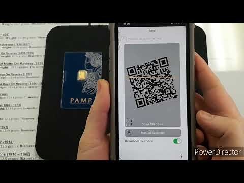 Verifying 1g Pamp Multibars with VERISCAN App ‪@MidwestGoldSilver‬