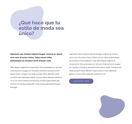 bloque de texto con formas - Plantilla CSS por Nicepage
