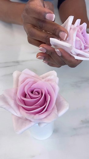 Creating Edible Sugar Roses for Wedding Cakes