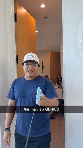 How did he solve it so quickly?! #prank #prankblaster #watergun | David Dobrik