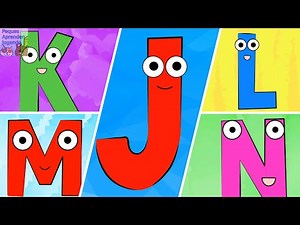 Letras J, K, L, M, N para niños Aprender a leer Video de Peques Aprenden Jugando