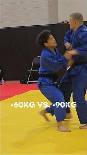🎢-90kg vs. -60kg Elite Judo team drill Jonathan Yang (-60kg)