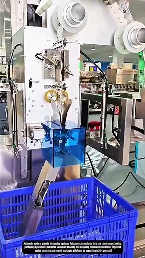 Vertical Granule Dispensing and Packing Feeder System in Factory