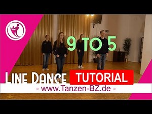 Beginner Line Dance 🤠 "9 TO 5" 🤠 lernen - 💃🏻 🕺🏻 Tutorial 💃🏻 🕺🏻 deutsch für Einsteiger