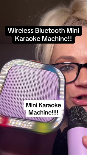 This wireless mini karaoke machine is so freaking cool!!!#minikaraokemachine #minikaraoke #karaokemachine #bluetoothkaraokemachine #newyearnewme