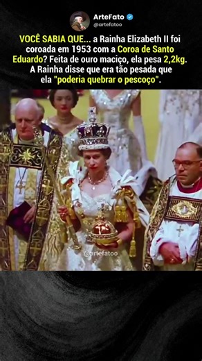 A coroa da RAINHA ELIZABETH II #historia #fatos #curiosidades #inglaterra #shorts
