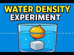 Water Density Explained! Salt vs Onion - Fun Science for Everyone! 💧water density experiment,