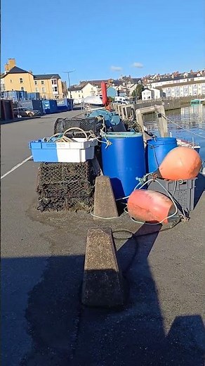 Aberystwyth town harbour.