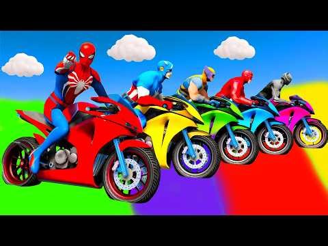 الرجل العنكبوت انقاذ باتمان Spider-Man Rescue batman vs iron man vs venom funny Game GTA 5 superhero