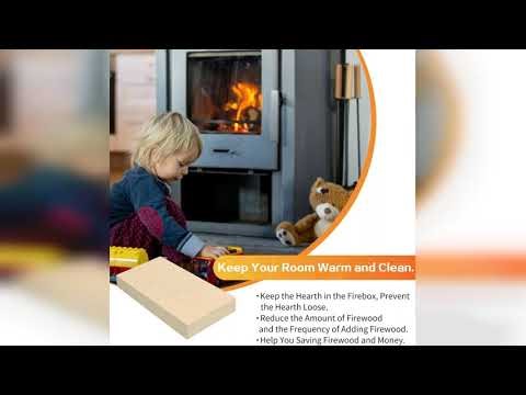 Review: 12PCS Woodstove Firebricks, Fire Bricks, Size 9" X 4-1/2" X 1-1/4", Fire Bricks for Wo...