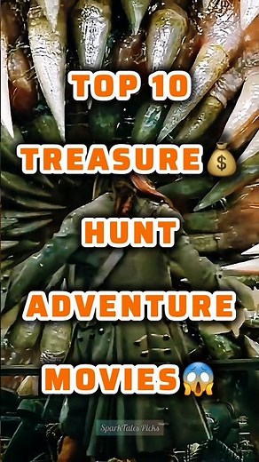 Top 10 Treasure Hunt Adventure Movies with Hidden Secrets 😱💰 #shorts #trending #top #viral #best