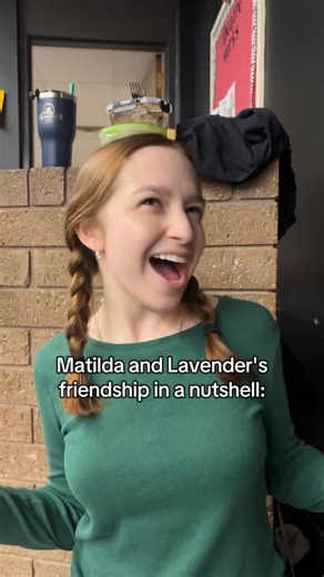 Corona del Sol HS TheatreWorks on Instagram: "Come see how Matilda and Lavender's friendship came to be at MATILDA February 19-21, tickets on sale at the link in our bio! #matilda #lavender #bestfriends #musical #theatre"